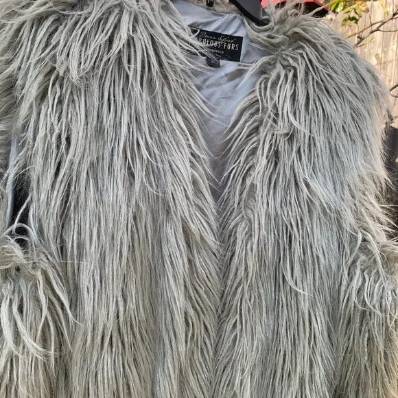 Fabulous Furs Gray Faux Fur Vest - Picture 3 of 8